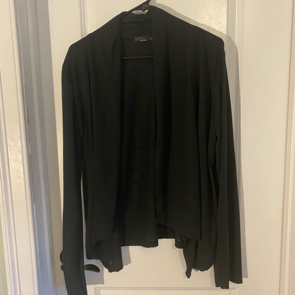 Prana Sweaters - Prana Navy Draped Open-Front Cardigan